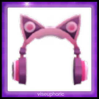 Pink Cat Ear Headphones