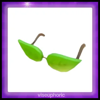 Eco Green Leaf Glasses