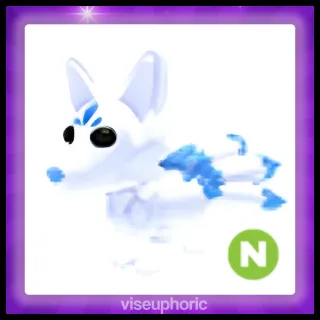 Neon Glacier Kitsune