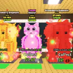 🐘 🌈 7.5B RAINBOW STRAWBERRY ELEPHA