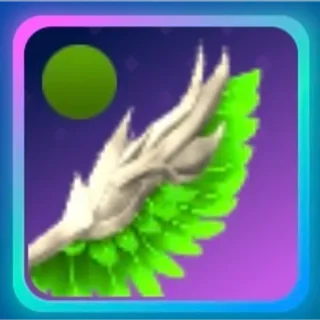 Green Angel Wings Mount