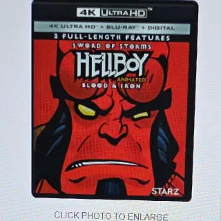 Hellboy Animated 1 & 2 Sword of storms blood & iron