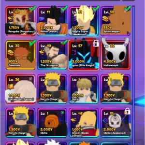 Anime Vanguards Account