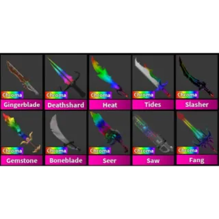 MM2 Chroma Knife Set