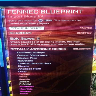 Bundle | TW Fennec Blueprint - Game Items - Gameflip