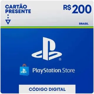 R$200,00 PlayStation Store