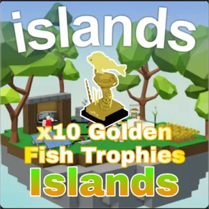 x10 Golden Fish Trophies