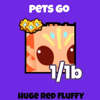 Pets Go Huge Red Fluffy