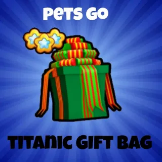 Pets Go Titanic gift bag (limited)