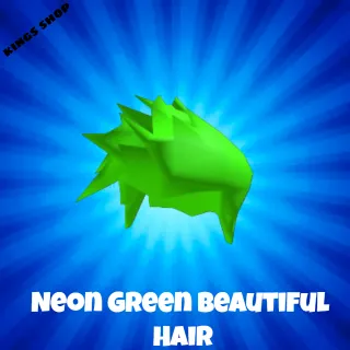 Limited item|(Neon) Neon Green Beautiful Hair