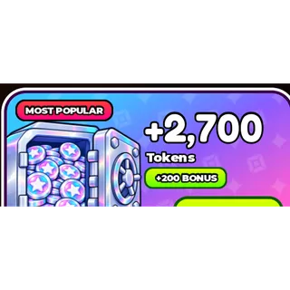 Tap Simulator Reborn 2700 Tokens 