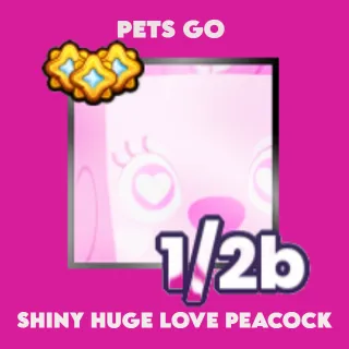 SHINY HUGE LOVE PEACOCK (LIMITED)