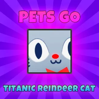 Pets Go Titanic Reindeer Cat (limited)