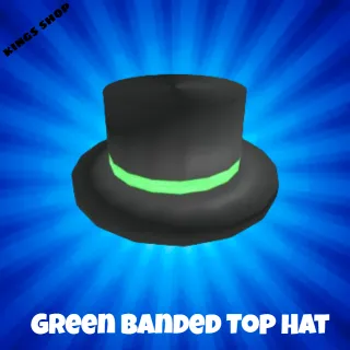 Limited item|(GBTH) Green Banded Top Hat