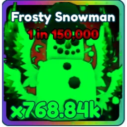 Tap Simulator Rainbow Frosty Snowman