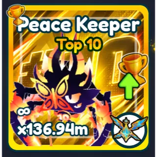 Tap Simulator Reborn Peace Keeper Top 10 pet