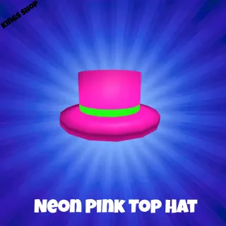 Limited item|(NPTH) Neon Pink Top Hat