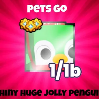 Pets Go shiny huge jolly penguin (limited)