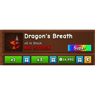 dragon's breath seed x10 grow a garden 2