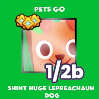 *new* shiny huge leprechaun dog