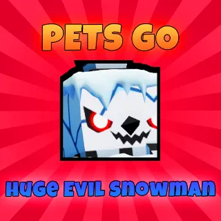 Pets Go huge evil snowman (limited)