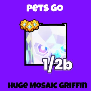 Pets Go Huge Mosaic Griffin