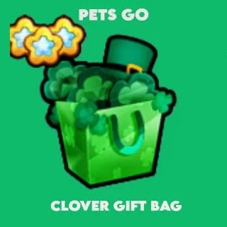 x1 clover gift bag (pets go)