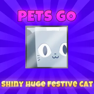 Pets Go shiny huge festive cat (limited)