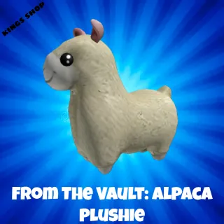 Limited item|(Alpaca) From the Vault: Alpaca Plushie