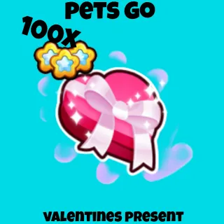 Pets Go 100 Valentines present