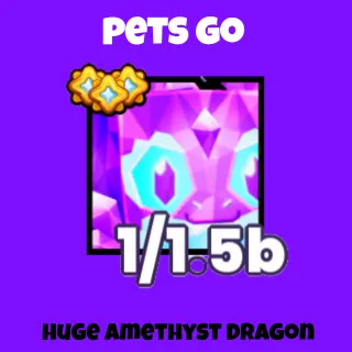 Pets Go Huge Amethyst Dragon