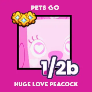 HUGE LOVE PEACOCK (PETS GO)