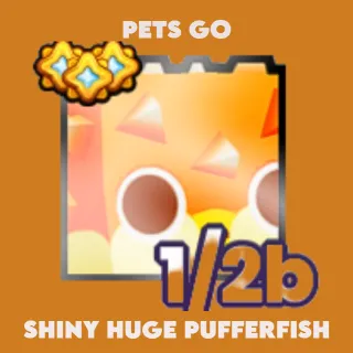 shiny huge pufferfish - pets go