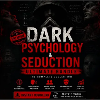 Dark Psychology & Human Behavior PDF Bundle | Instant Download