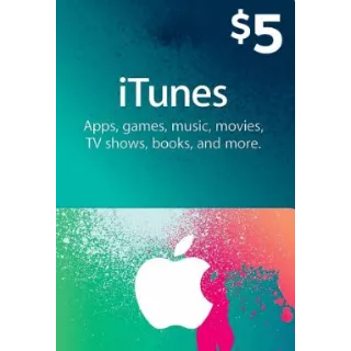 $5.00 iTunes