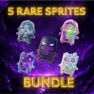 5 RARE SPRITES BUNDLE