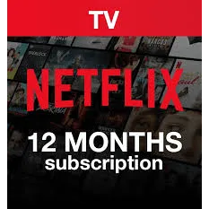 NETFLIX 4K UHD - 1 YEAR SUBSCRIPTION