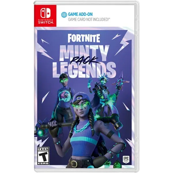 Fortnite: Minty Legends Pack (Outfits and 1,000 V-Bucks!) - Nintendo ...