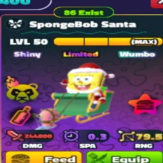 SW PP NC Spongebob Santa SBTD
