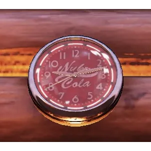 Neon Light Diner Clock