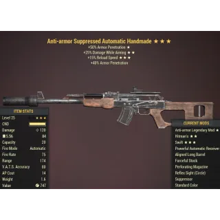 25 lvl Handmade AA/25aim/15r