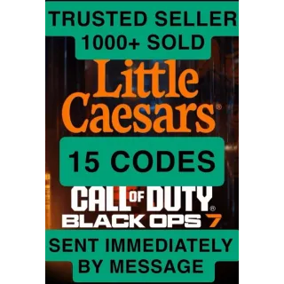 (15) CALL OF DUTY BO7 LITTLE CAESARS CODES PROMO INSTANT DELIVERY