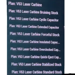 V63 Laser Carbine Plans