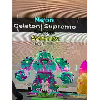 Neon gelatoni supremo