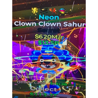 Fortnite brainrot neon 4 trait clown clown