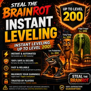 Level up your brainrots !!!