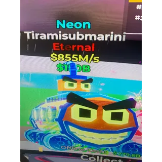 Fortnite steal the brainrot Neon Tiramisubmarini