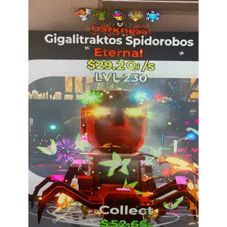 Darkness gigalitraktos 5 traits lvl 230