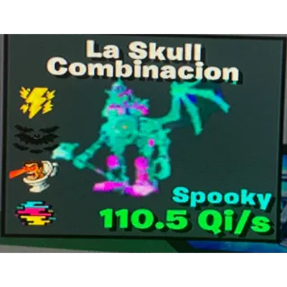 4 trait Spooky la skull combinacion
