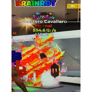 54.6 Qi 3 trait MAX LVL Carnival Ghostero Cavallero